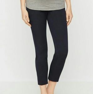 A Pea In The Pod secret belly wine ankle pants